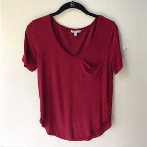 Charlotte Russe V-neck Tee